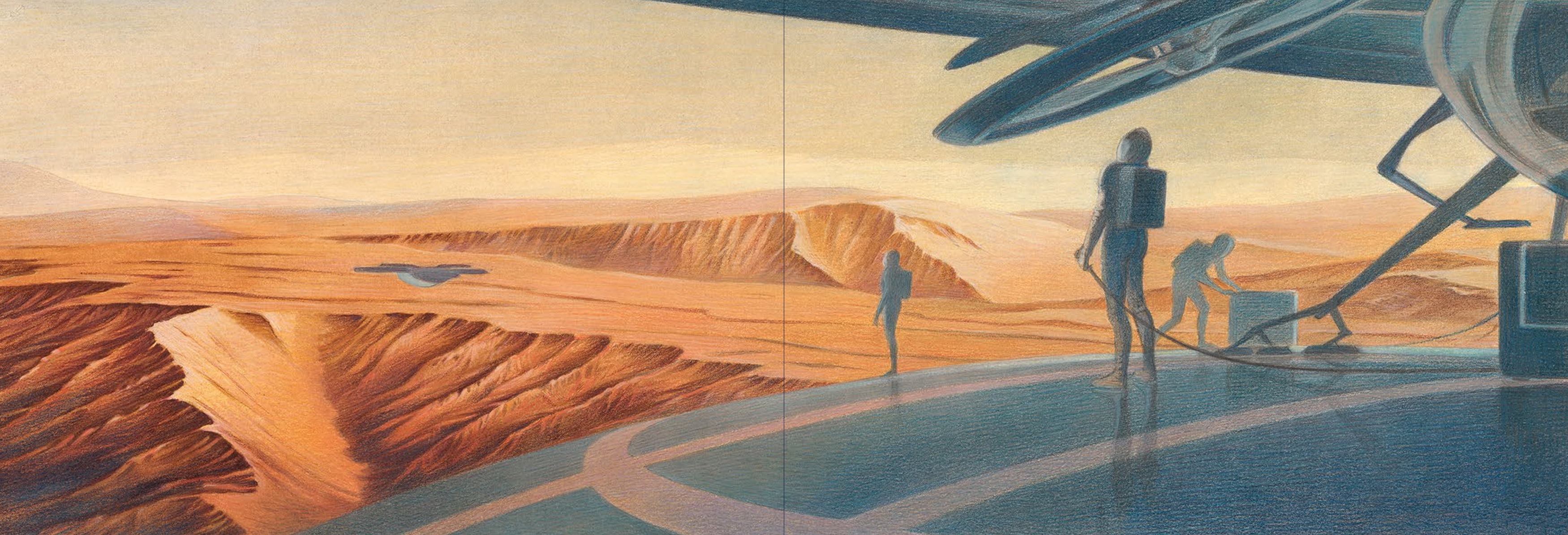 François Schuiten - Louis Vuitton Travel Book: Mars